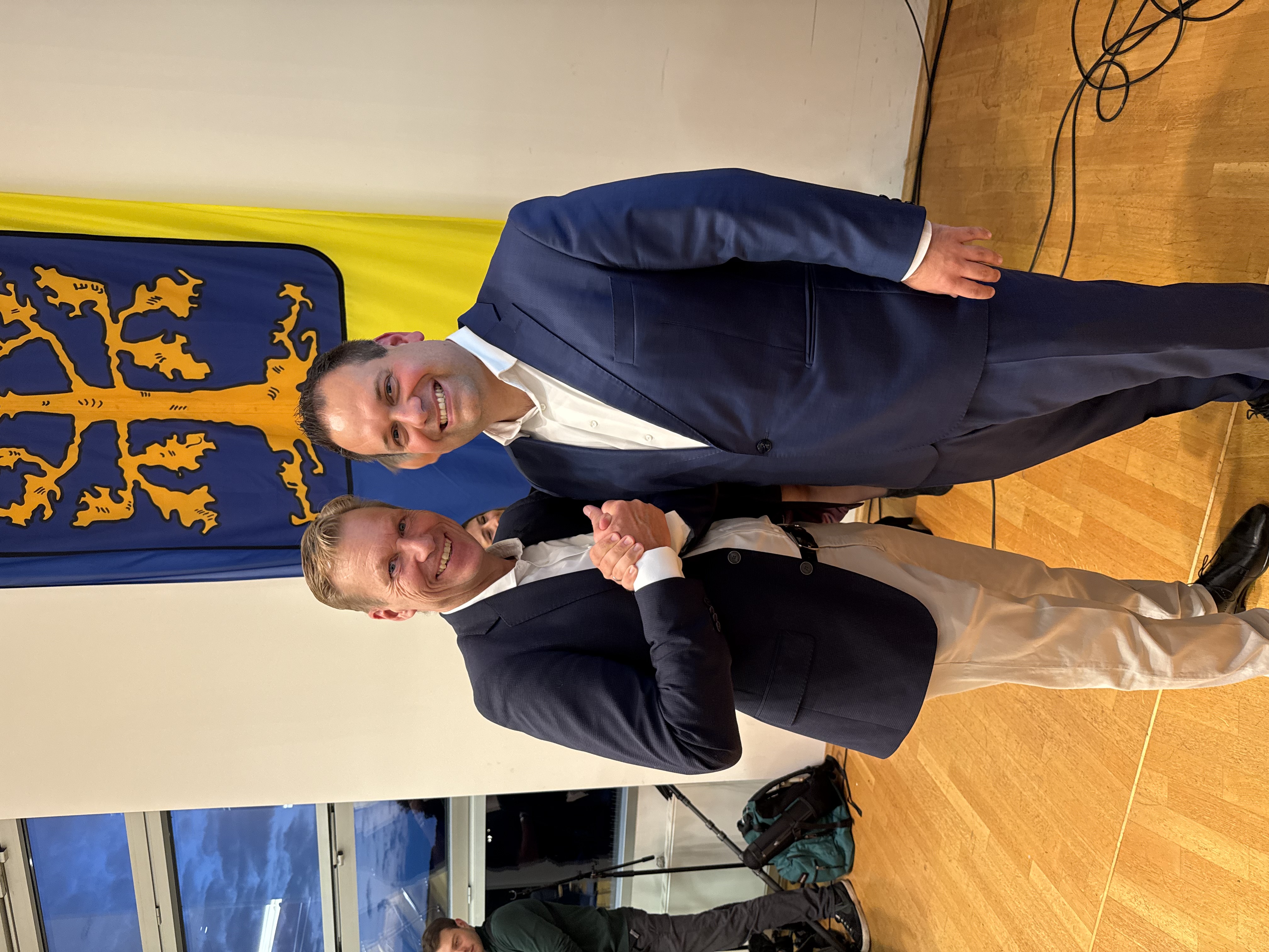 Kai Knnemann links neben Dennis Rehbein